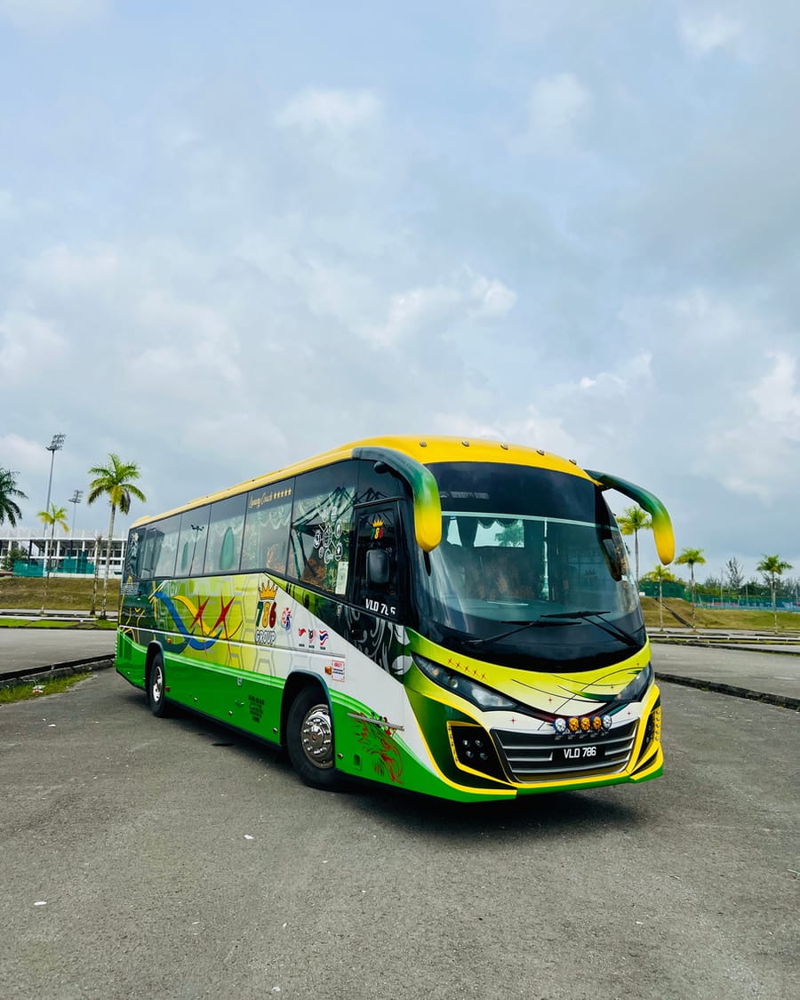 An INSAR 44 seater tour coach